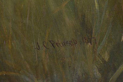 Lot 335 - Early 20th century English School - Oil on canvas - Three-quarter length portrait