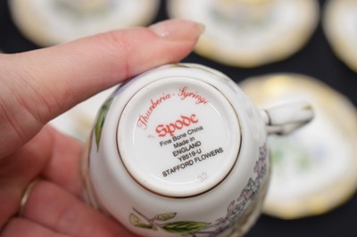 Lot 208 - Extensive collection of Spode ‘Stafford Flowers’ dinner and tea wares