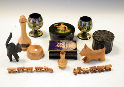 Lot 254 - Group of treen