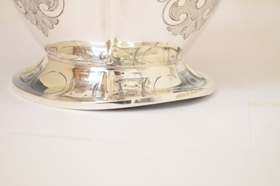 Lot 114 - Glamorgan Rifle Volunteer Corps Interest - Victorian silver claret jug