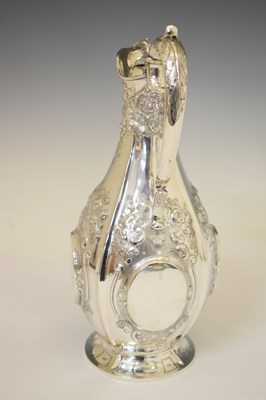 Lot 114 - Glamorgan Rifle Volunteer Corps Interest - Victorian silver claret jug