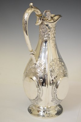 Lot 114 - Glamorgan Rifle Volunteer Corps Interest - Victorian silver claret jug