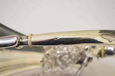Lot 114 - Glamorgan Rifle Volunteer Corps Interest - Victorian silver claret jug