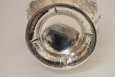 Lot 114 - Glamorgan Rifle Volunteer Corps Interest - Victorian silver claret jug