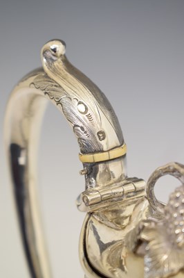 Lot 114 - Glamorgan Rifle Volunteer Corps Interest - Victorian silver claret jug