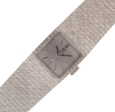 Lot 88 - Omega - Lady's 1970s 18ct white gold bracelet watch
