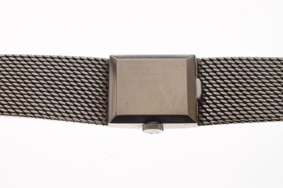 Lot 88 - Omega - Lady's 1970s 18ct white gold bracelet watch