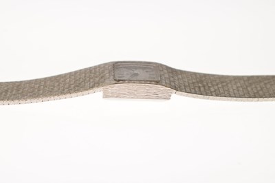 Lot 88 - Omega - Lady's 1970s 18ct white gold bracelet watch