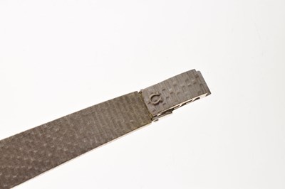 Lot 88 - Omega - Lady's 1970s 18ct white gold bracelet watch