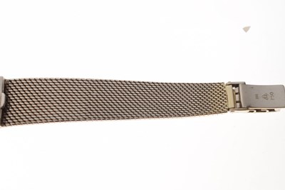 Lot 88 - Omega - Lady's 1970s 18ct white gold bracelet watch