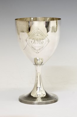 Lot 109 - George III silver goblet
