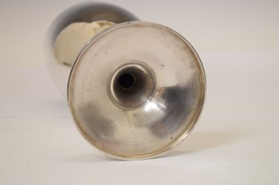 Lot 111 - George V silver goblet
