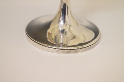 Lot 111 - George V silver goblet