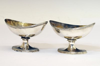 Lot 90 - Pair of Scottish George III silver salts