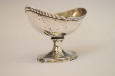 Lot 90 - Pair of Scottish George III silver salts