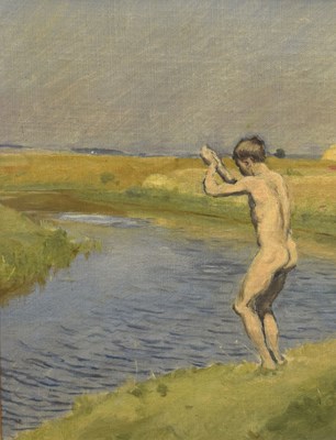 Lot 442 - Harold John Wilde Gilman, (Rode, Somerset 1876 - London 1919) - Oil on board