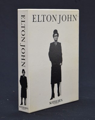 Lot 549 - Sotheby's Elton John auction catalogue set from 6th-9th September 1988