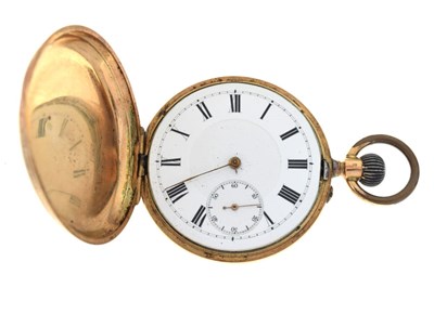Lot 74 - Anonymous, a Continental hunter pocket watch