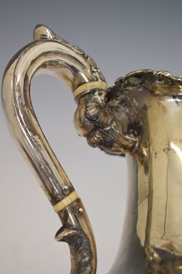 Lot 117 - Victorian Scottish silver coffee pot