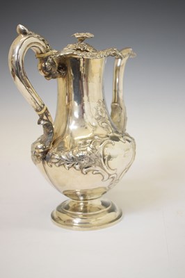 Lot 117 - Victorian Scottish silver coffee pot