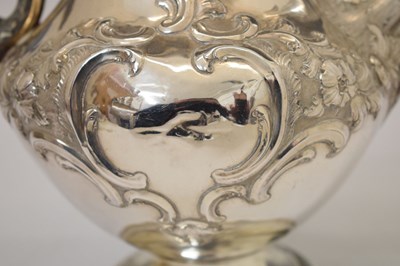 Lot 117 - Victorian Scottish silver coffee pot