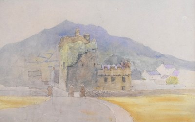 Lot 509 - Irish School, circa 1900 - Watercolour - Taaffe's Castle, County Louth