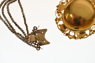 Lot 46 - Impressive citrine and pearl necklace