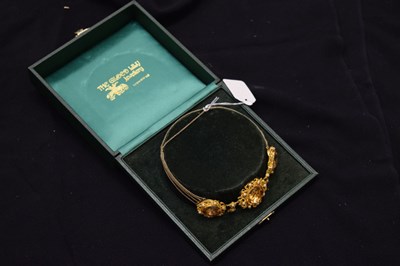 Lot 46 - Impressive citrine and pearl necklace