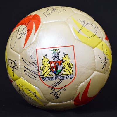 Lot 353 - Bristol City Football Club autographed football, possibly 2012/2013 season