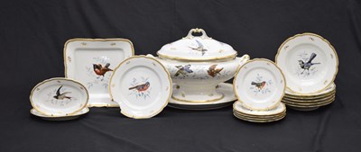 Lot 545 - 19th century Vienna porcelain dinner wares
