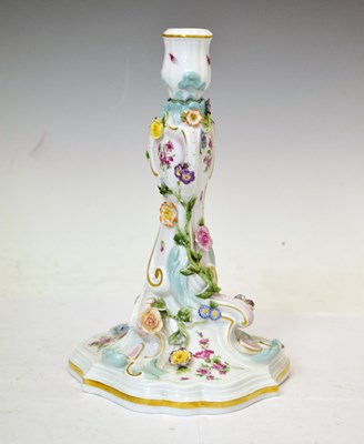 Lot 544 - Late 19th/early 20th century Meissen porcelain candlestick