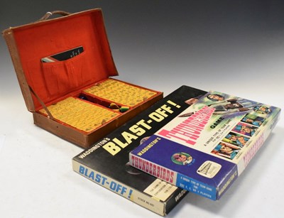 Lot 334 - 1960s Thunderbirds and Lunar Games and 1940s Mahjong set