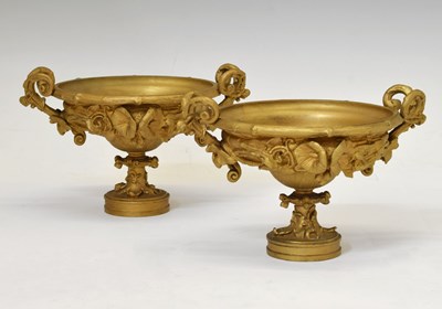 Lot 178 - Pair of 19th century gilt bronze dishes