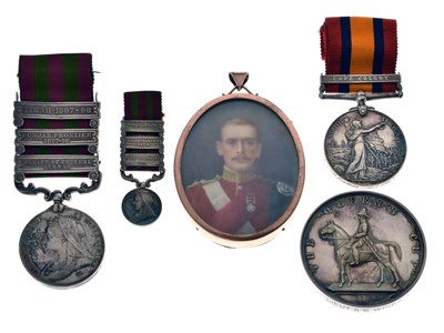 Lot 248 - Indian General Service Medal to Lieutenant A.S. Wingate and other medals