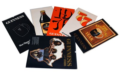 Lot 766 - Guinness calendars and posters