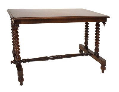 Lot 655 - Bobbin turned side table