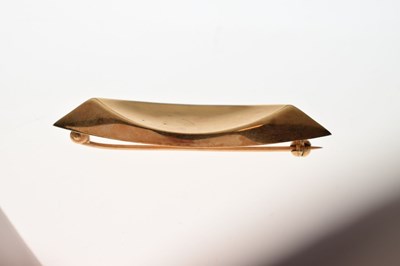 Lot 77 - Eigil Jensen for Anton Michelsen - Danish concave design brooch