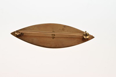 Lot 77 - Eigil Jensen for Anton Michelsen - Danish concave design brooch