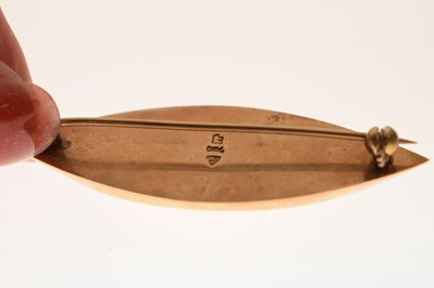Lot 77 - Eigil Jensen for Anton Michelsen - Danish concave design brooch