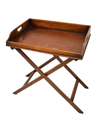 Lot 657 - Butler's tray and stand