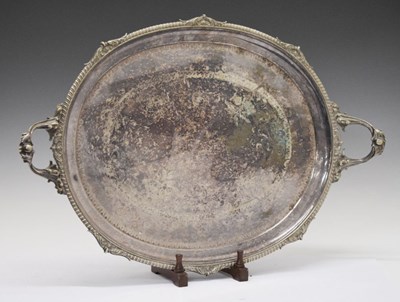 Lot 650 - Plated tray