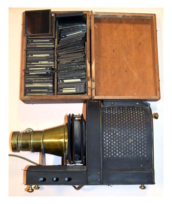 Lot 734 - Magic lantern and slides