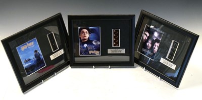 Lot 275 - Three limited edition framed Harry Potter film cels