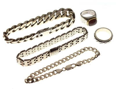 Lot 56 - Small quantity of gentlemen's jewellery