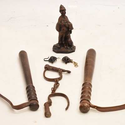 Lot 394 - Group of police related items