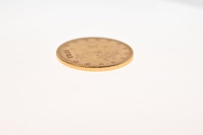 Lot 140 - United States of America gold ten dollar coin, liberty head, 1881