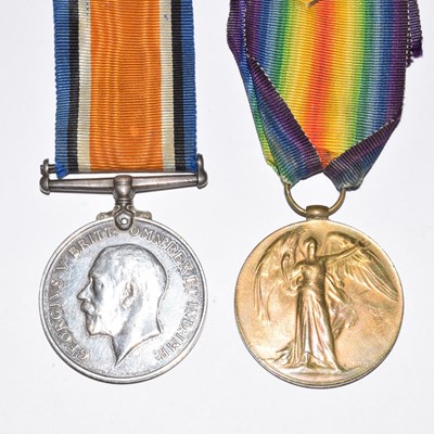 Lot 503 - British First World War medal pair