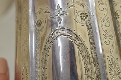 Lot 118 - Victorian four-piece silver tea and coffee service