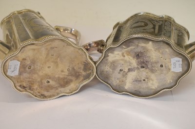 Lot 118 - Victorian four-piece silver tea and coffee service