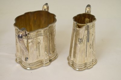 Lot 118 - Victorian four-piece silver tea and coffee service